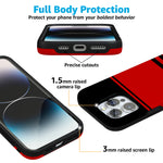 Storm Warning | Black & Red Stripes Case