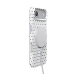 On the Dot | White Polka Dot Case