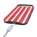 East Coast Summer | Red Stripes Case