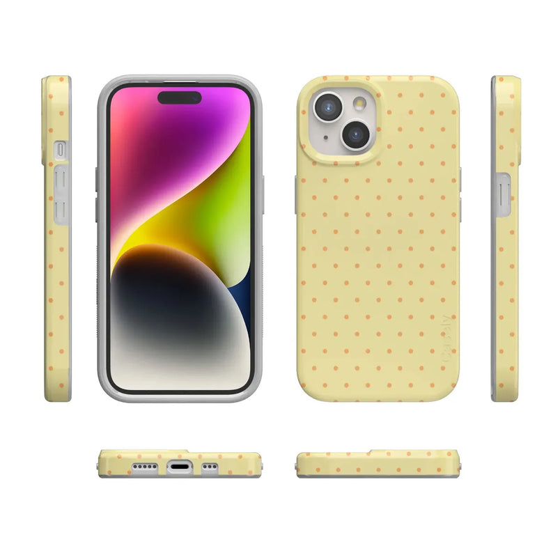 On the Dot | Yellow Polka Dot Case