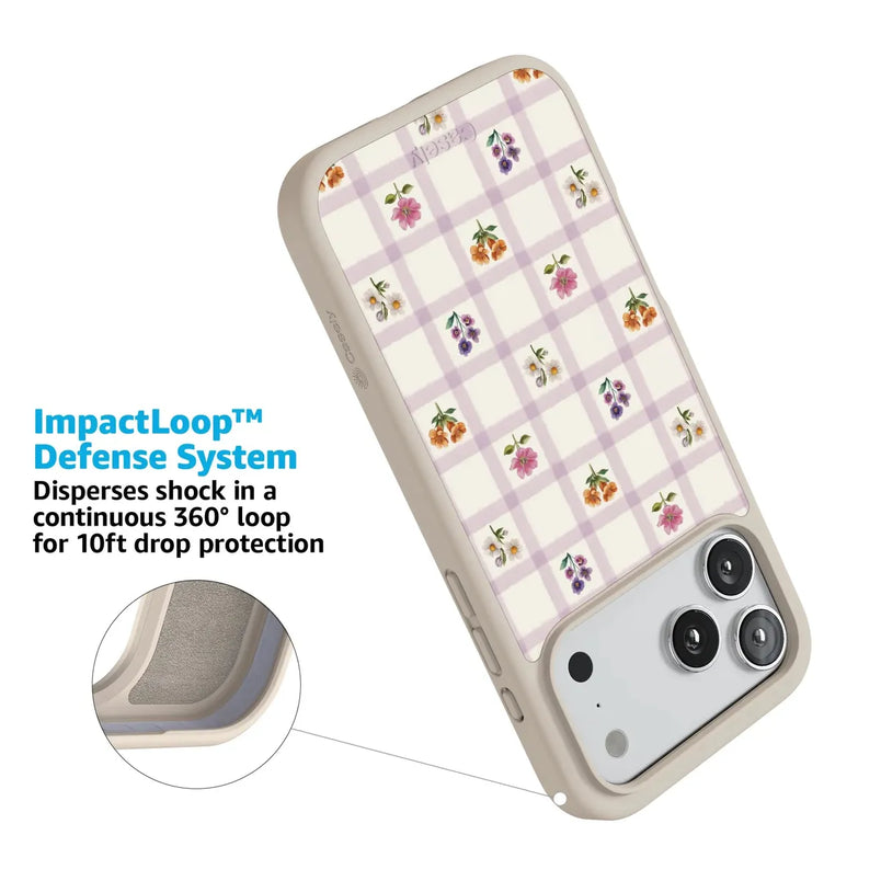 Meadow Check | Floral Gingham Case