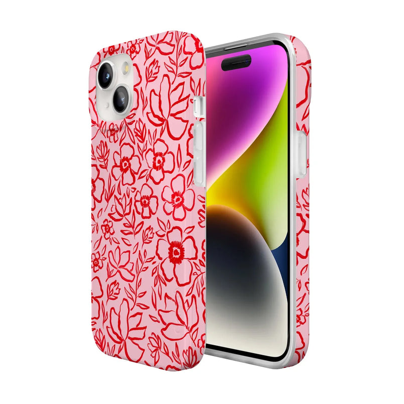 Blush Garden | Floral Doodle Case