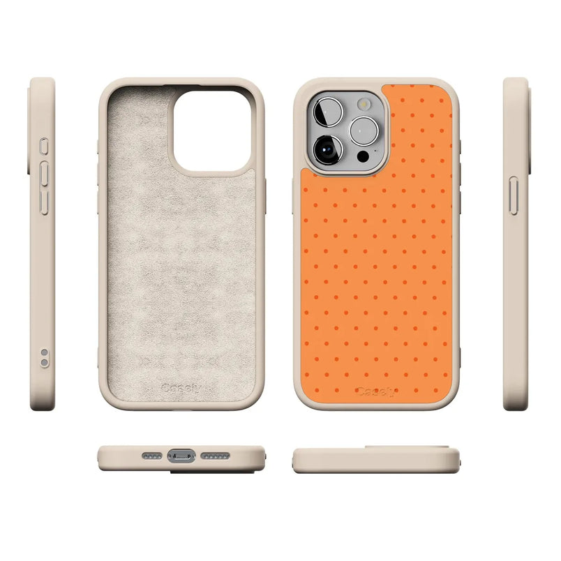 On the Dot | Orange Polka Dot Case