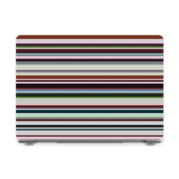Frosted Stripes | Layered Lines Laptop Shell