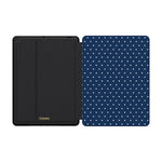 On the Dot | Navy Polka Dot iPad Case