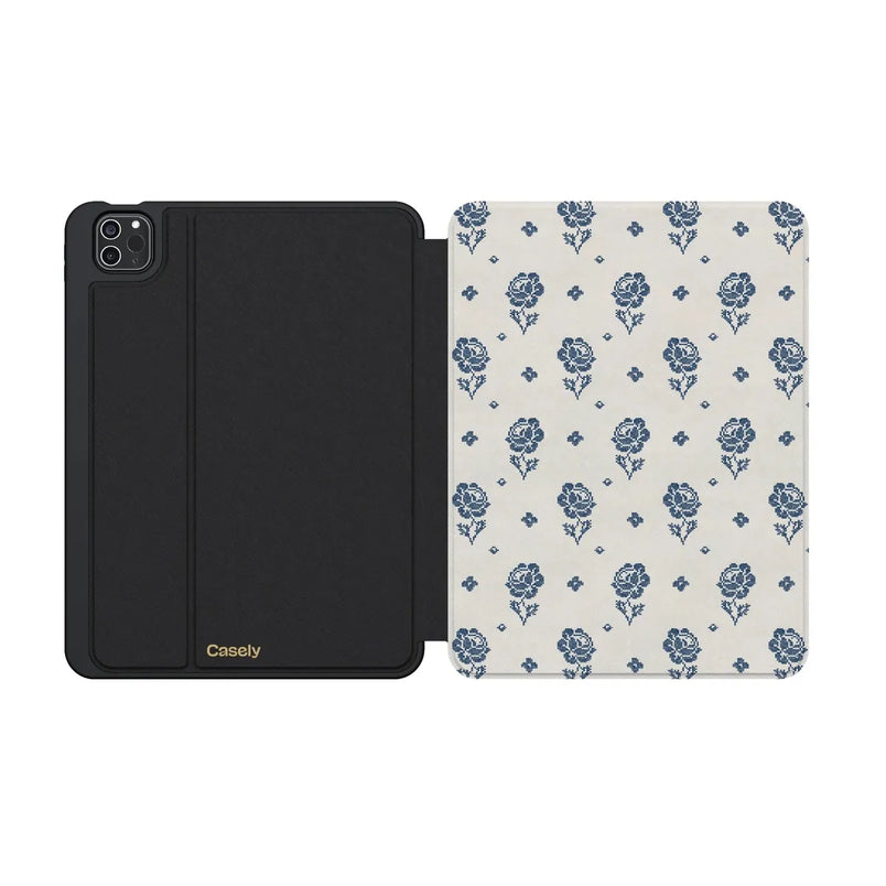 Seaside Stitch | Vintage Roses iPad Case
