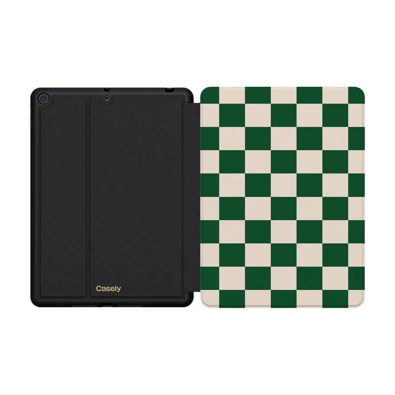 Fit Check | Green Checkerboard iPad Case