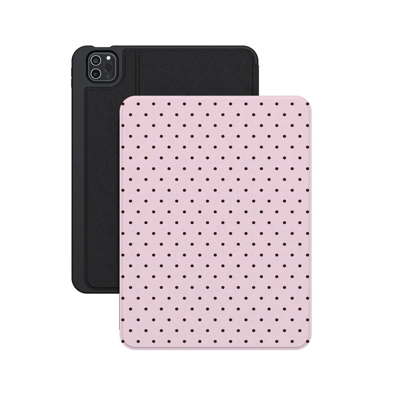 On the Dot | Pink Polka Dot iPad Case