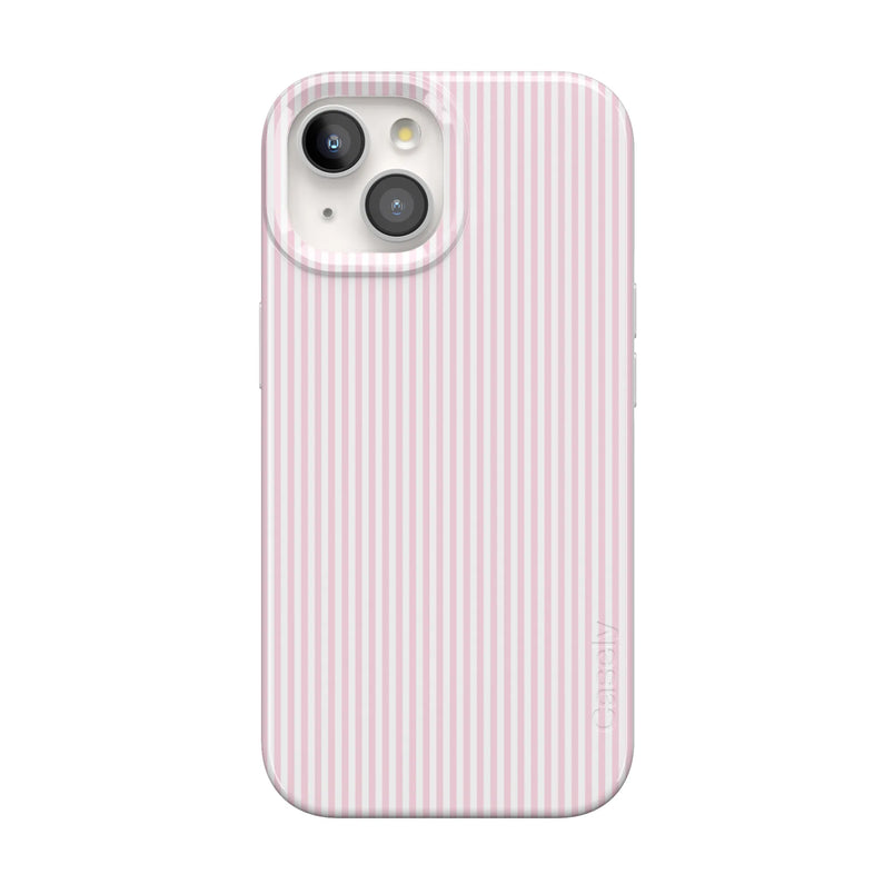 Stripes and the City | Light Pink Pinstripe Case - iPhone 13
