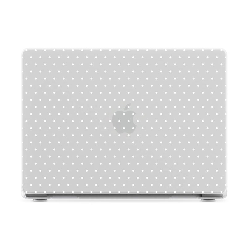 On the Dot | White Polka Dot Laptop Shell - 15" MacBook Air
