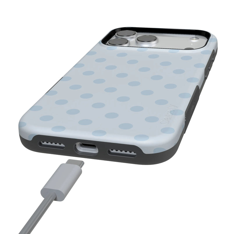 Spotted in SoHo | Light Blue Polka Dot Case