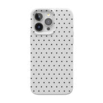 On the Dot | White Polka Dot Case