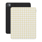 Pastel Picnic | Yellow Gingham iPad Case