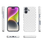 On the Dot | White Polka Dot Case