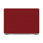 On the Dot | Maroon Polka Dot Laptop Shell - 13" MacBook Neo