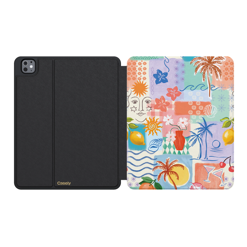 Tropical Heat | Beachy Collage iPad Case