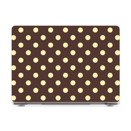 Spotted in SoHo | Chocolate Banana Polka Dot Laptop Shell