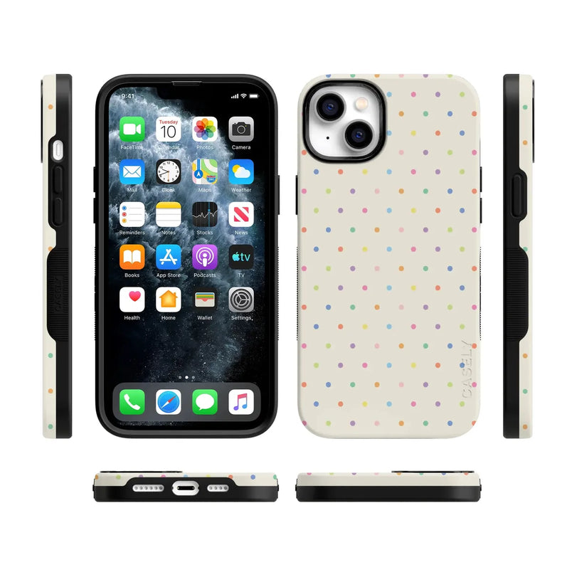 On the Dot | Rainbow Polka Dot Case