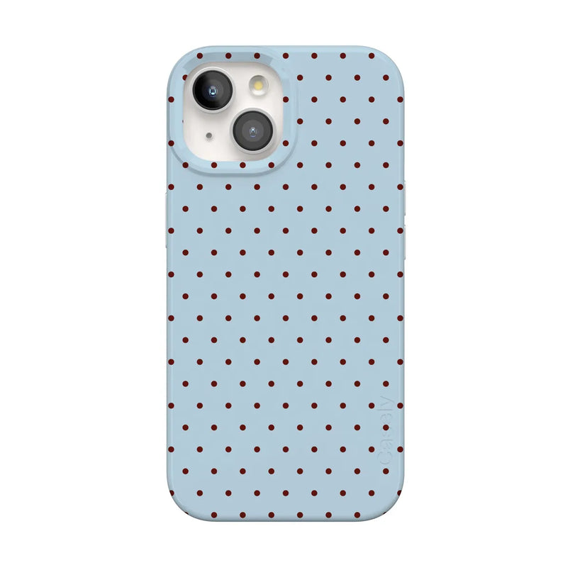 On the Dot | Blue Polka Dot Case