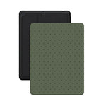 On the Dot | Olive Green Polka Dot iPad Case - iPad 10.2" (7/8/9th Gen)