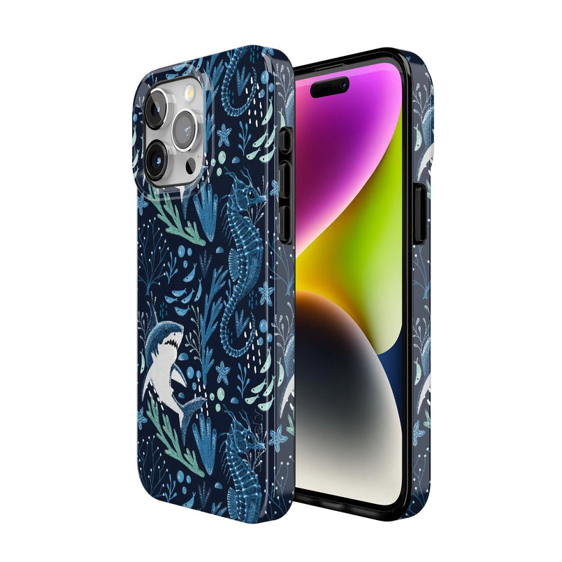 Midnight Reef | Shark Print Case