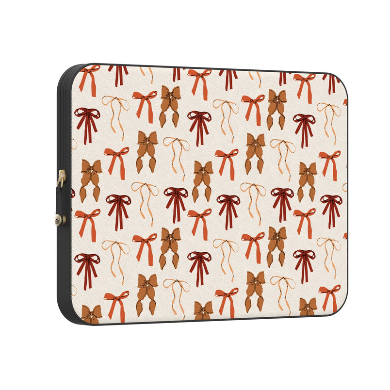 Fall Girlie | Pumpkin Spice Bows Laptop Case - 14" MacBook Pro
