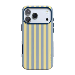 Coastline Stripes | Blue & Yellow Case - iPhone 17 Pro