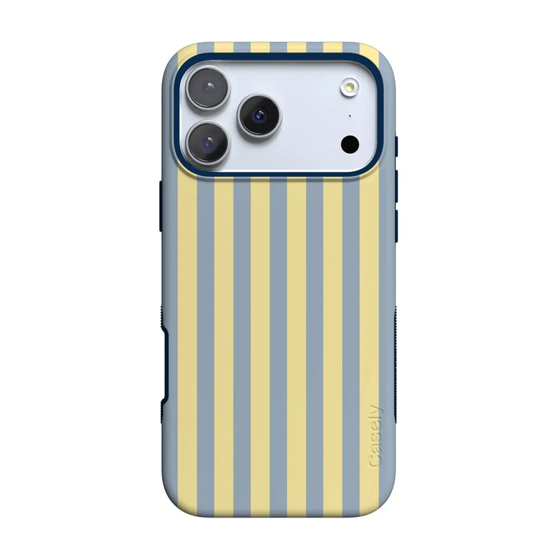Coastline Stripes | Blue & Yellow Case - iPhone 17 Pro