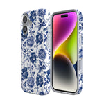 Rose to Fame | Blue & White Rose Floral Case