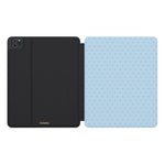 On the Dot | Blue Monochrome Polka Dot iPad Case