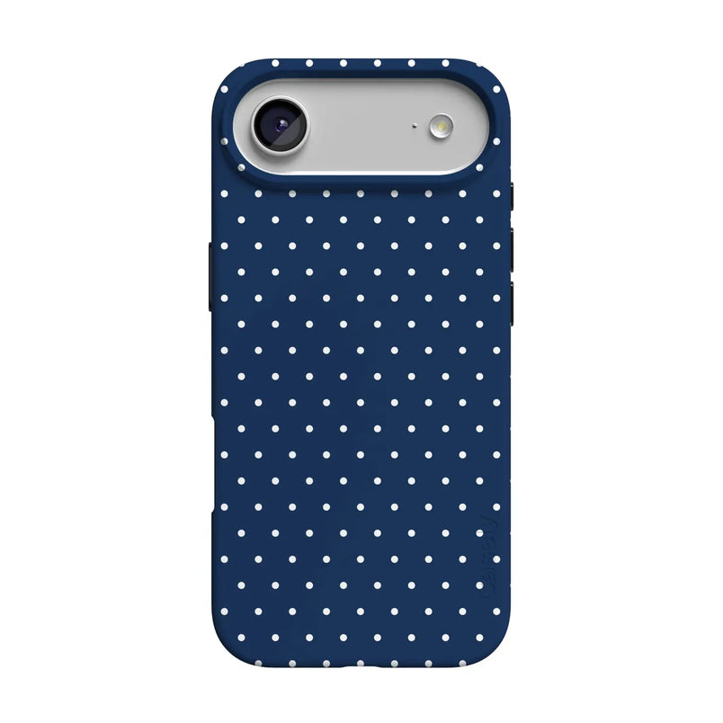 On the Dot | Navy Polka Dot Case