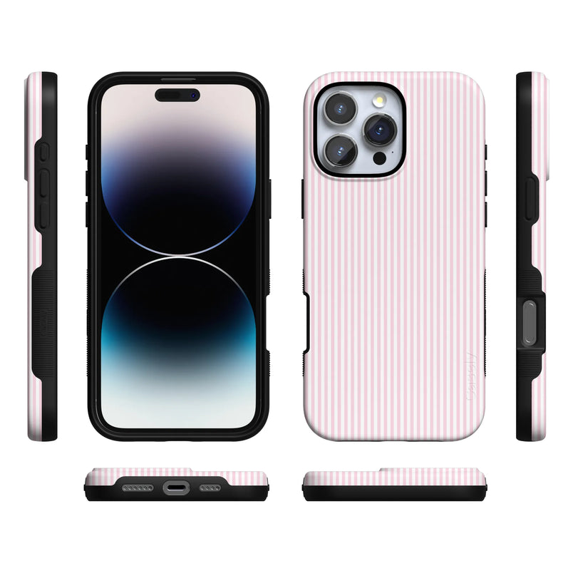 Stripes and the City | Light Pink Pinstripe Case