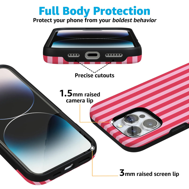 Perfect Stripes | Pink Stripes Case