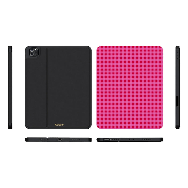 Sweet Jam | Hot Pink Gingham iPad Case