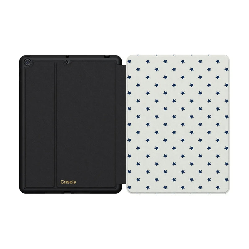 Tiny Stars | Blue & White iPad Case