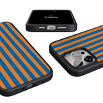 Go New York | Blue & Orange Stripes Case