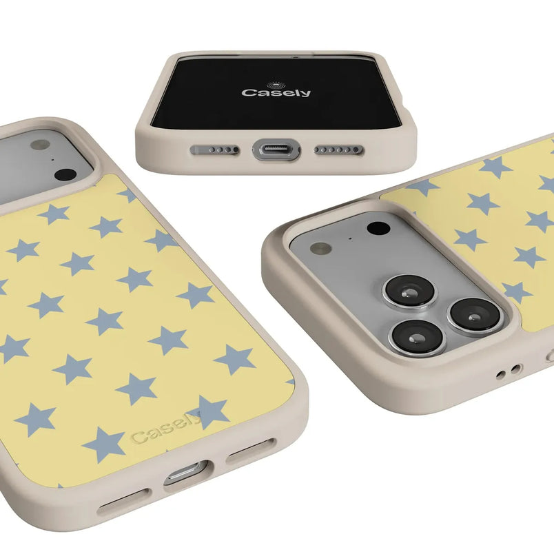 Shine Bright | Butter Yellow Stars Case