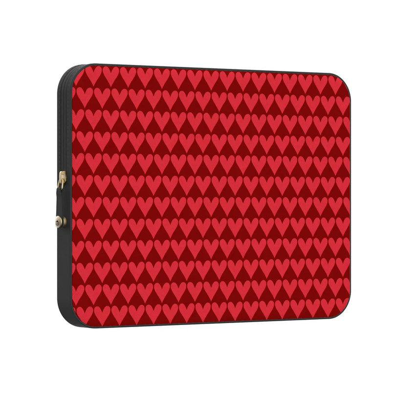 Crazy in Love | Red Hearts Laptop Case