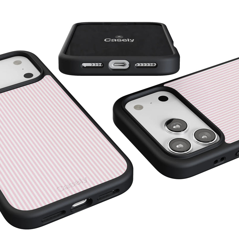 Stripes and the City | Light Pink Pinstripe Case