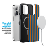 Go New York | Blue & Orange Stripes Case