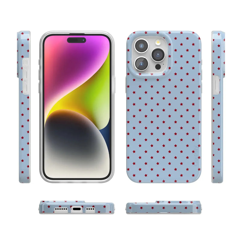 Tiny Stars | Red & Blue Case