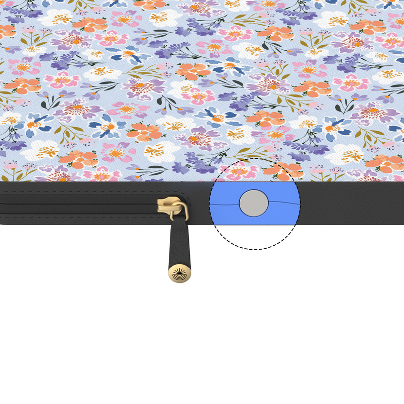 Poppy Meadows | Pastel Floral Laptop Case
