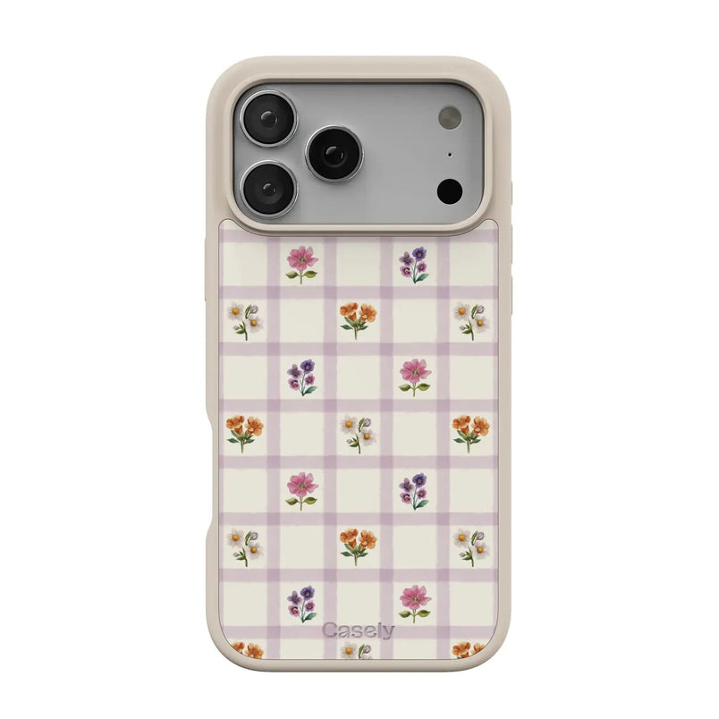 Meadow Check | Floral Gingham Case