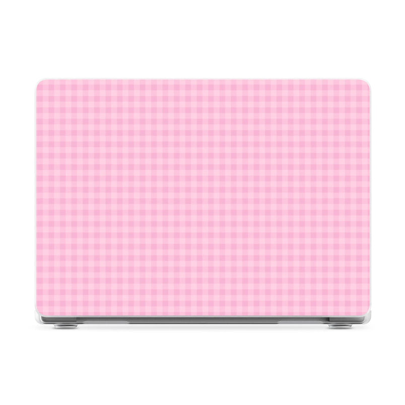 Sweet Jam | Light Pink Gingham Laptop Shell - 13" MacBook Neo