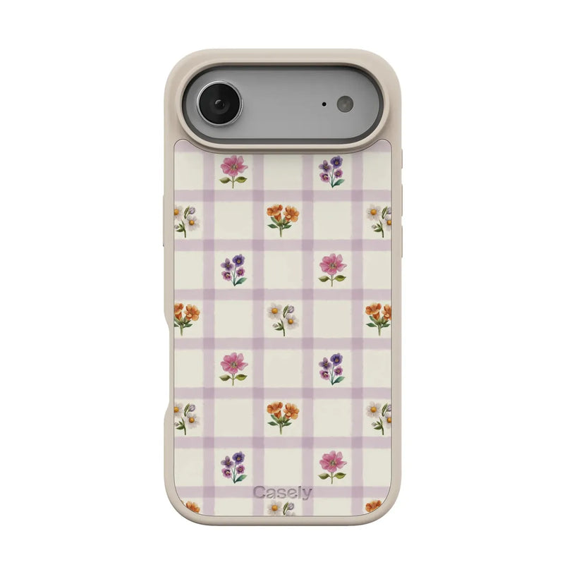 Meadow Check | Floral Gingham Case