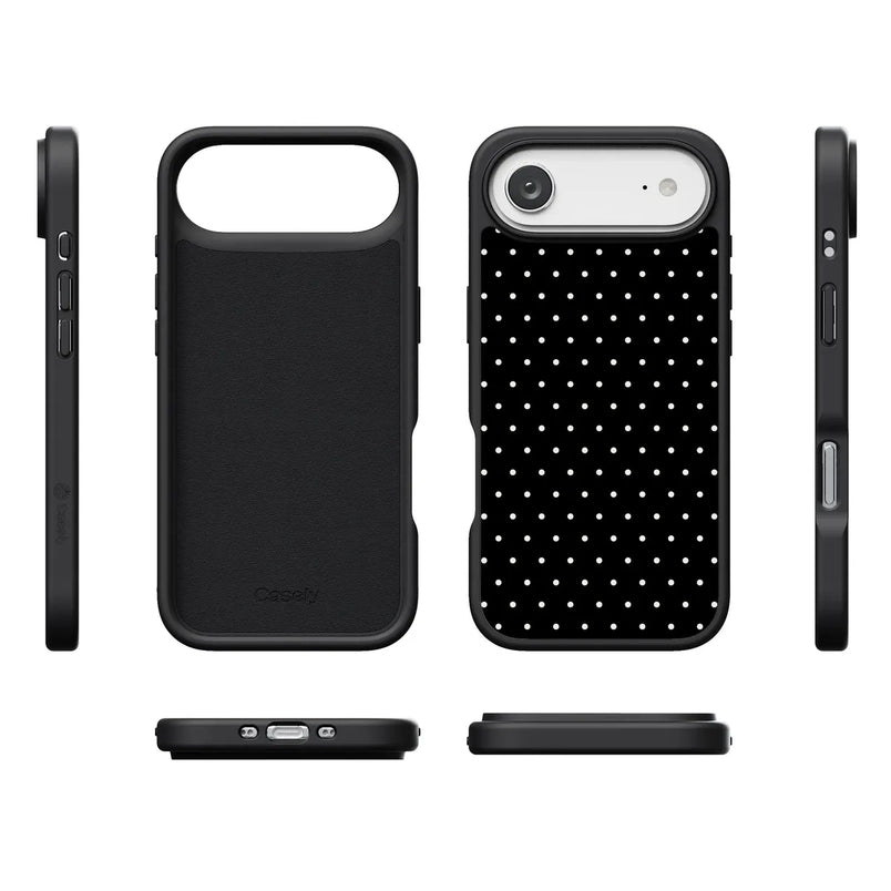 On the Dot | Black Polka Dot Case