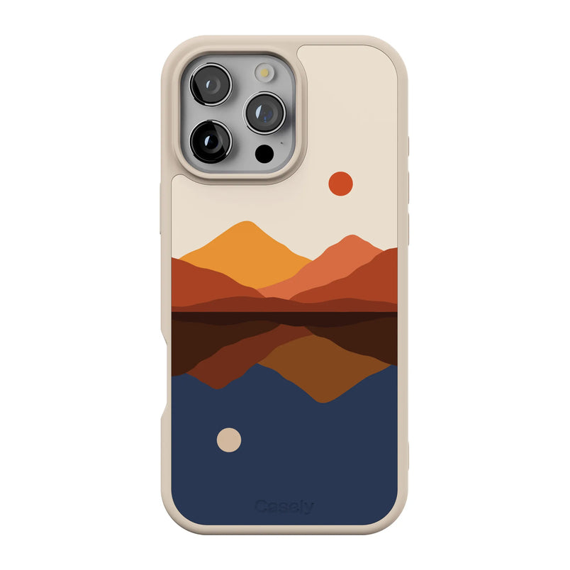 Opposites Attract | Day & Night Colorblock Mountains Case