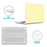Spotted in SoHo | Yellow Polka Dot Laptop Shell