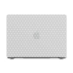 On the Dot | White Polka Dot Laptop Shell - 13" MacBook Neo