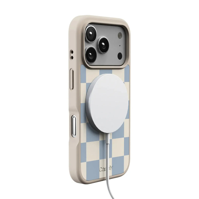 Fit Check | Light Blue Checkerboard Case